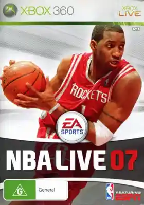 NBA Live 07 (USA) box cover front